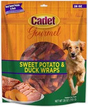 Cadet Gourmet Sweet Potato and Duck Wraps for Dogs 56 oz (2 x 28 oz) Cadet Gourm - £78.99 GBP