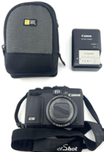 Canon PowerShot G16 12.1MP Digital Camera 5x Zoom Battery Charger Bundle TESTED - $350.31