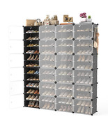 Portable Shoe Rack Organizer with Door, 96 Pairs Shoe Storage Cabinet Ea... - $759.03 CAD