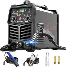  Mig/Stick/Lift TIG 3 in 1 Multiprocess Welding Machine with Synergy, IGBT Inver - £153.43 GBP