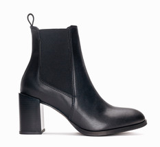 Vegan boot ankle chelsea with heel smart minimalist elegant flexible bre... - $135.85