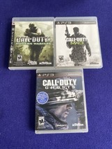 Call Of Duty PS3 Lot - Modern Warfare, 3, Ghosts (PlayStation 3) Complete Tested - £12.36 GBP