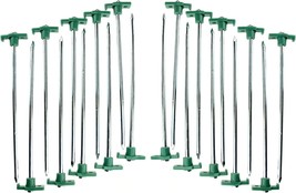 Heavy-Duty Metal Tent Pegs Stake Set By Se (Twenty-Pack) - 9Nrc10-20 - £23.72 GBP