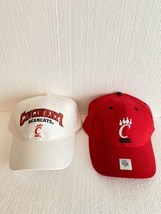 2 Cincinnati Bearcats hats red &amp; white New Other @see pics@ - £23.72 GBP