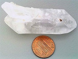 Double Terminated Quartz Crystal 28 - $6.23