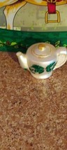 Antique Teapot Glitter Christmas Ornament "Old World Christmas" 4" with Tag Vntg - $24.74
