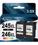 Compatible Ink Cartridge Replacement for Canon 245XL 246XL Black Color 2... - £56.79 GBP