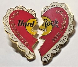 Hard Rock Cafe ORLANDO Valentine&#39;s Day 2000 with 2 Pins That Go Together - $6.95