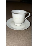 Salem Pink Spring Blossom China Teacup &amp; Saucer Set Vintage Pink Flowers - $337.75 MXN