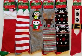 Christmas Knee Socks Unisex Size 9 to 11 One Pair/Pk, SELECT: Design - £2.36 GBP