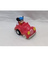 Vintage 1988 Mickey Mouse Pull Back Toy Car - $6.92