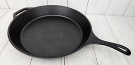 Vintage Lodge 15&quot; Cast Iron Skillet Model 14SK Made in USA 15 Inch Diameter - £115.47 GBP