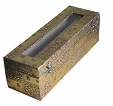 Kuber Industries Wooden Single Roll Bangle Box, Golden - £22.06 GBP