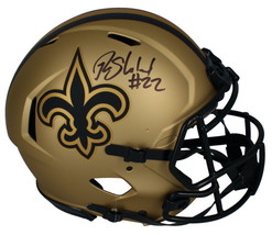 Rashid Shaheed Autographed Saints RAVE Authentic Speed Helmet Beckett - $595.00