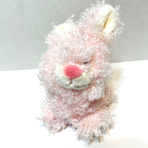 Mary Meyer Pink Plush Furry Bunny Rabbit Soft Stuffed Animal Lovey 7 inch - £8.98 GBP