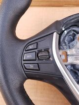12-18 BMW F30 Sport Steering Wheel w/ Cruise BT Volume Switches W/O Paddles image 2