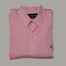 Ralph Lauren Men Dress Button-Down Shirt Size 16-32/33 Pink Classic Fit NWT - £58.14 GBP