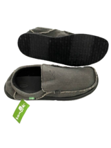 Sanuk SMF1047L Chiba Big &amp; Tall Slip On Shoes Dark Grey ( 17 ) - £51.98 GBP