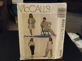 McCall&#39;s 6508 Misses Shirt, Tunic, Top, Skirts &amp; Pants Pattern - Size 8 &amp; 10 - £5.60 GBP