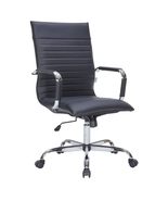 LeisureMod Harris Modern Adjustable Office Executive Swivel Chair High-B... - $226.51 CAD