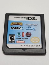 Battleship, Connect Four, Sorry, Trouble (Nintendo DS) Game Cartridge Tested  - £7.73 GBP