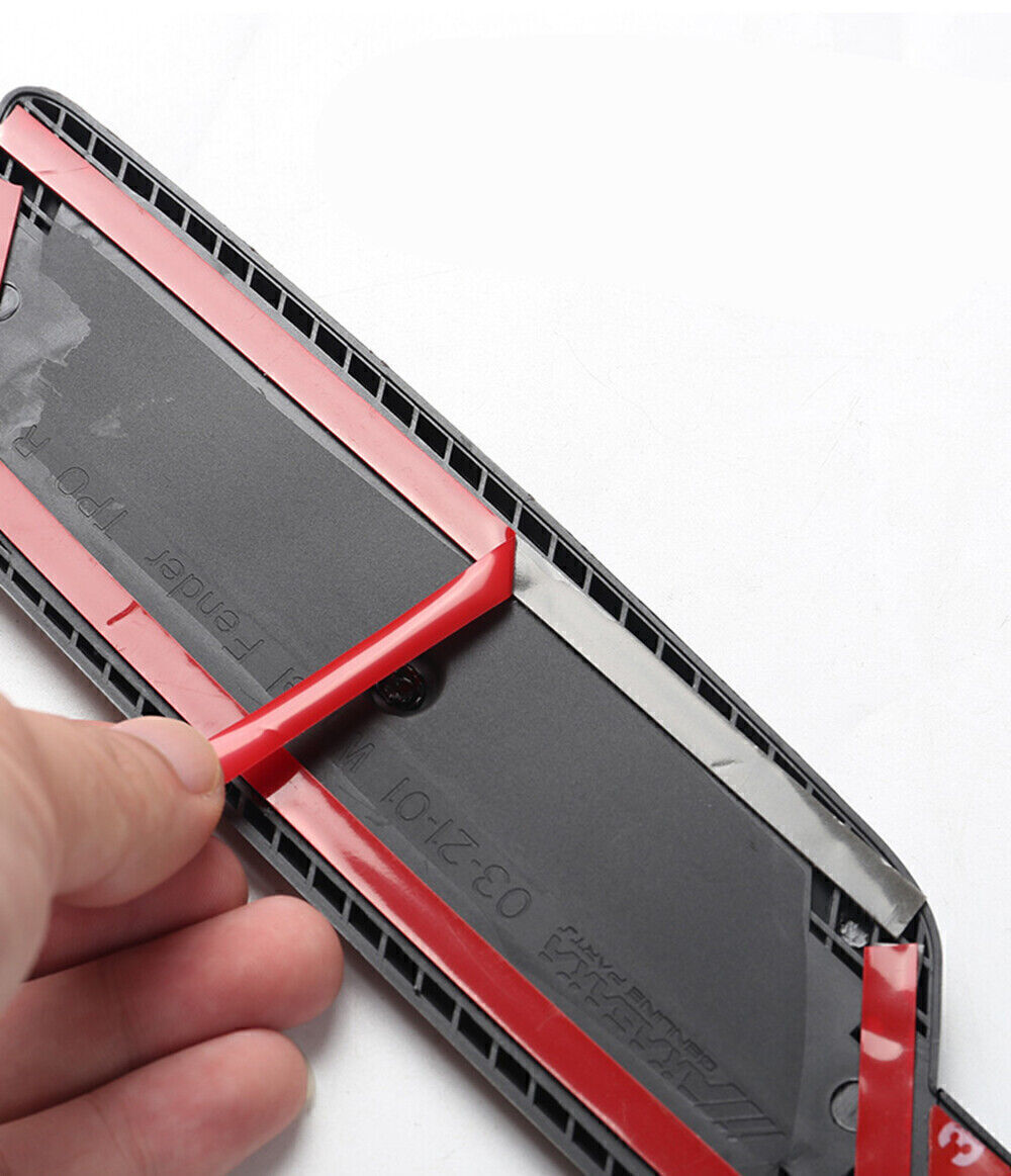 2Pcs Car Side Air Flow Vent Fender Dekorative Sticker Cover Trim Univers... - $27.01