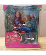 1998 Becky Friend of Barbie Mattel School Photographer Wheelchair New Se... - £29.59 GBP