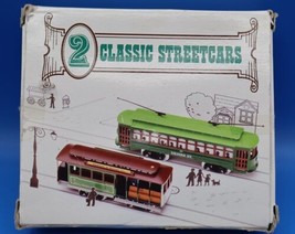 2 CLASSIC STREETCARS DESIRE ST Cable Car w/ POWELL &amp; MASON Trolley HO Scale - $14.14