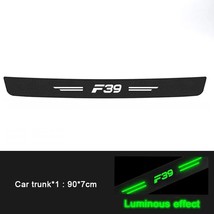  Car Door Sill Scuff Plate for  X2 F39 Logo Rear Bumper Protective Sticker Anti- - £37.44 GBP