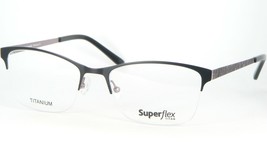 New Super Flex SF-1120T M100 Black Pink Eyeglasses Glasses Titanium 54-18-140mm - £57.64 GBP
