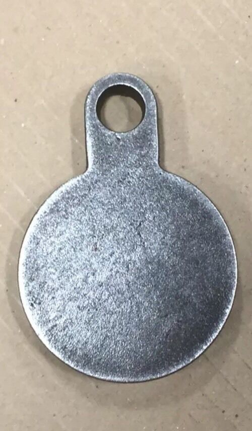 AR500 Steel Target 3&quot; X 3/8&quot; Gong Hanger NRA Action Pistol Plate - $7.09