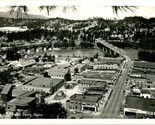 Vtg Postcard RPPC 104-s Bonners Ferry Idaho ID Aerial Bird&#39;s Eye View UNP - £23.46 GBP