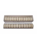 Macarons Gift Box of 24 French Macarons - Vanilla - $54.31 CAD