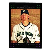 2007 Topps Baseball Card Collector Jeff Weaver 420 Seattle Mariners - £2.39 GBP