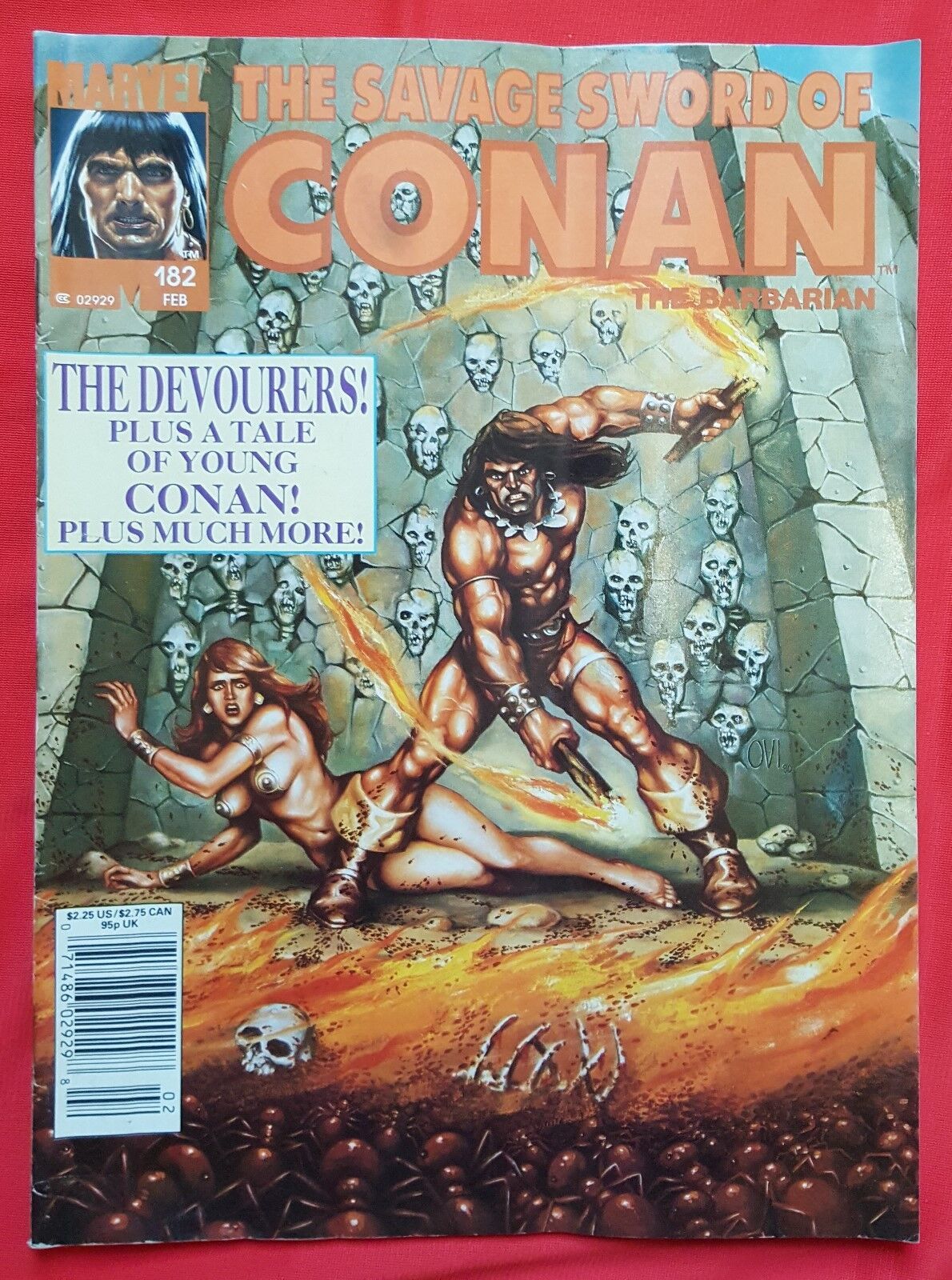 Primary image for The Savage Sword of Conan #182 (February 1991, Marvel Magazine)