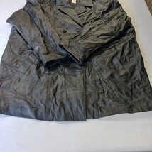 Veranesi RN#88842 Women's Black Lined Genuine Leather Buttons Jacket Size 28W image 12