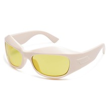 Wrap Around Sunglasses For Women Men Fashion Y2K Oversized Futuristic Ov... - £15.95 GBP