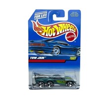 Hot Wheels Tow Jam Truck Green Graphics Diecast 1/64 Scale Collector #1007 - £6.73 GBP
