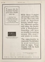 1926 Print Ad Studebaker Cars Franchise Opportunity to Represent South Bend,IN - £14.85 GBP