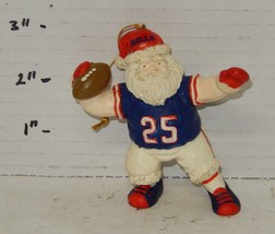 Vintage Team NFL Buffalo Bills Santa Christmas Ornament with box - $14.80