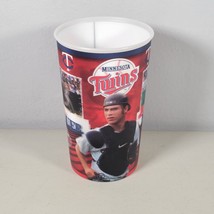 Minnesota Twins Catcher #7 Joe Mauer Drinking Cup Retro Vintage RARE 2008  - £9.60 GBP
