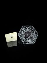 Diamond Crown Cambridge Crystal  Ashtray   NIB image 7