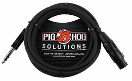 Pig Hog - PX-TMXF1 - 1/4&quot; TRS to XLR Adaptor Cable - 10 ft. - £15.94 GBP