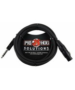 Pig Hog - PX-TMXF1 - 1/4&quot; TRS to XLR Adaptor Cable - 10 ft. - £15.69 GBP