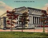 Municipal Auditorium St. Louis MO Postcard PC571 - £3.94 GBP