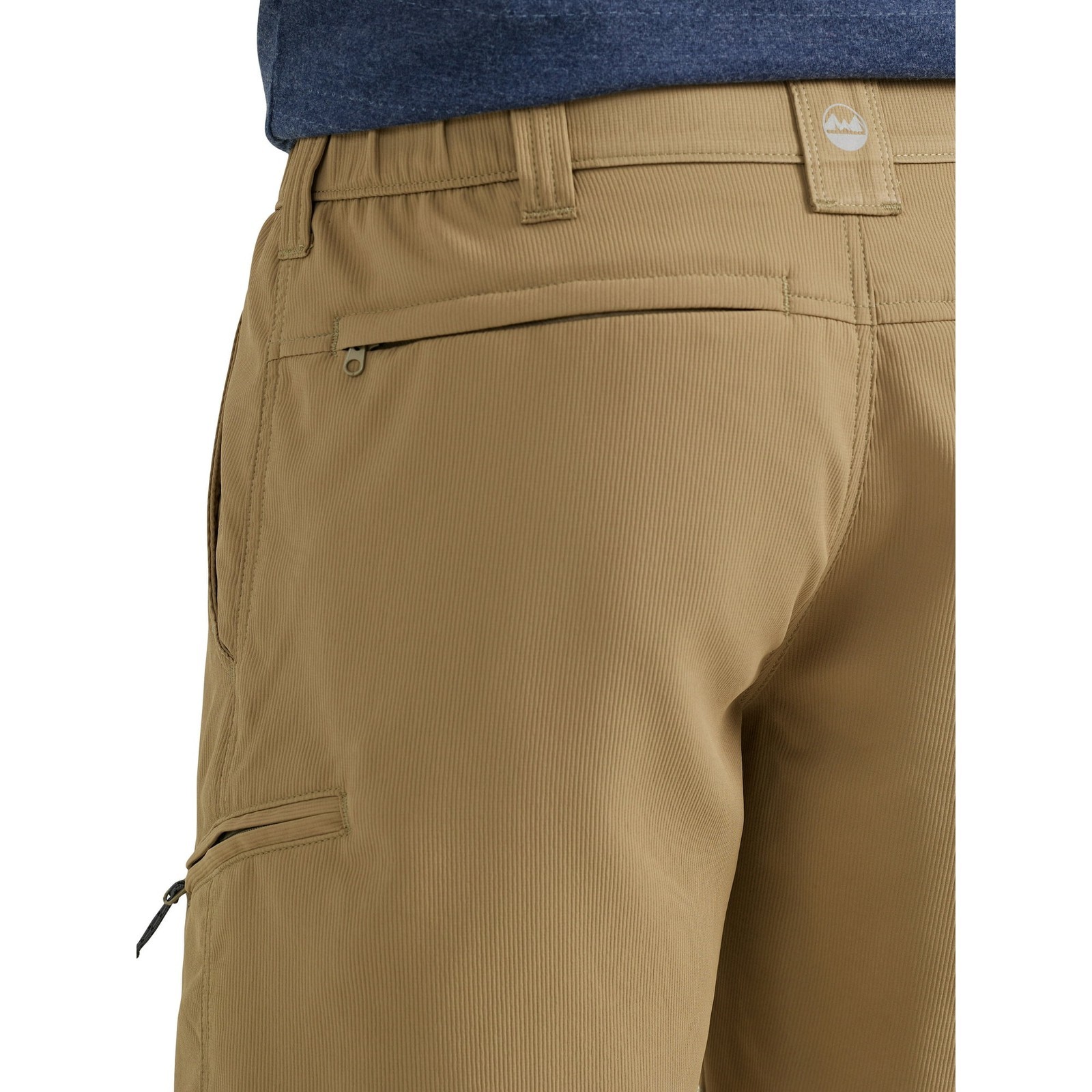 Wrangler Men's Outdoor Performance Side Elastic Waist Short Beige Size 40 Item image 6