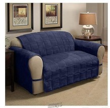 Ultimate-Furniture Loveseat Protector Navy 100% quilted polyester - £33.53 GBP