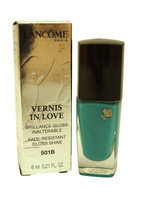 Lancome Paris Vernis In Love Gloss Shine Nail Polish 501B Aquamarine - £9.31 GBP