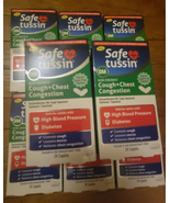 10 boxes Safetussin DM Non-Drowsy Cough and Chest Congestion Caplets 24c... - $1,826.08 MXN