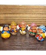 Peruvian Handmade Pottery Nativity Set 5 Christmas Decor, Clay Folk Art ... - $1,271.24 MXN